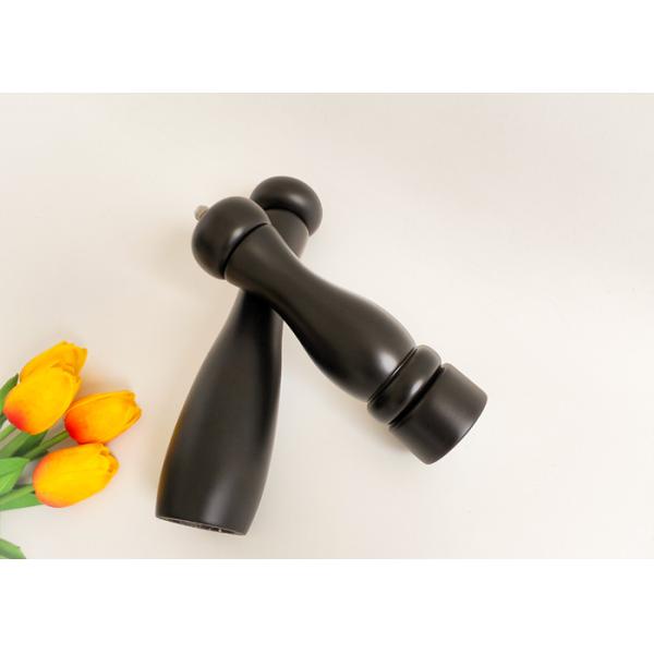 Dark Wood Salt And Pepper Grinders Wooden Spice Mills With Can Be Selected Filler