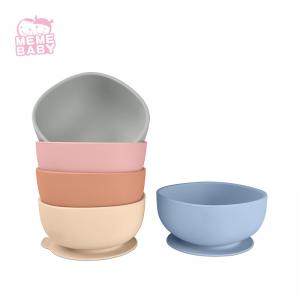 China Soft Suction Silicone Baby Bowl Eco Friendly BPA Free Non Slip Kids Baby Bowl wholesale
