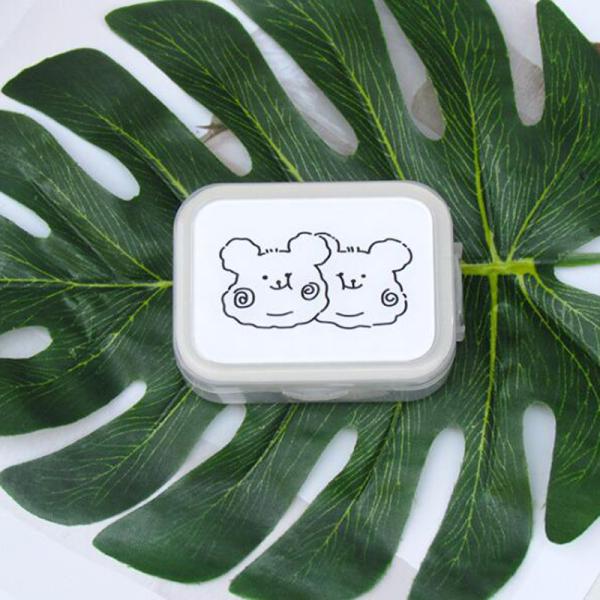 OEM Cosmetic Contact Lenses Box For Eyes Travel Kit Holder Container