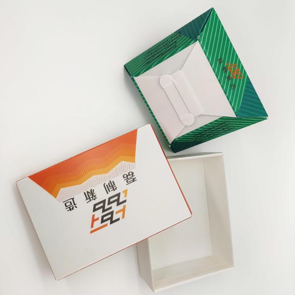 Customized Shape Apple Corrugated Carton RoHS FDA Approved