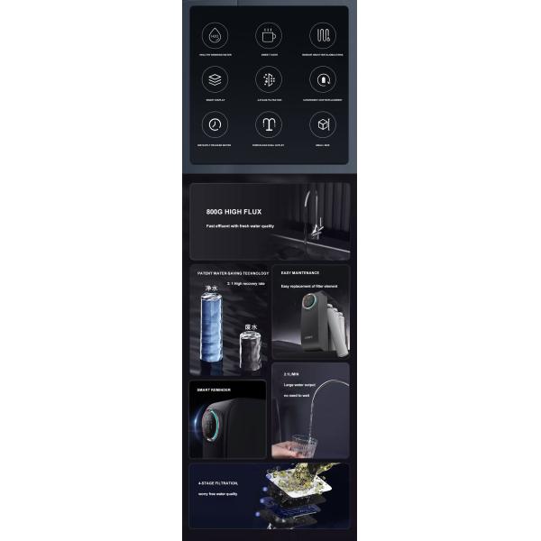 2：1 Low Wastewater Ratio Household Reverse Osmosis Direct Drinking Machine