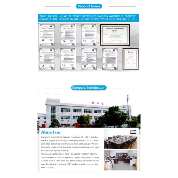 Office Worktop Hydraulic Pop Up Socket Media Network Pop Up Box ODM