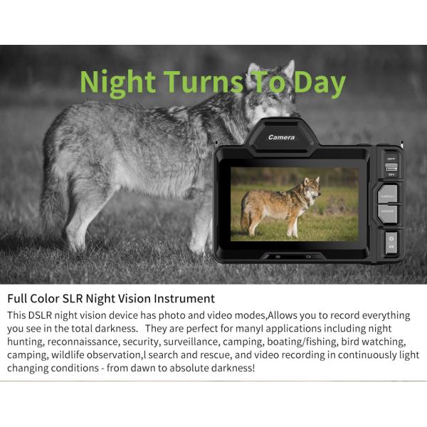 4K Full Color Image Intensifier Night Vision Goggles For Adults