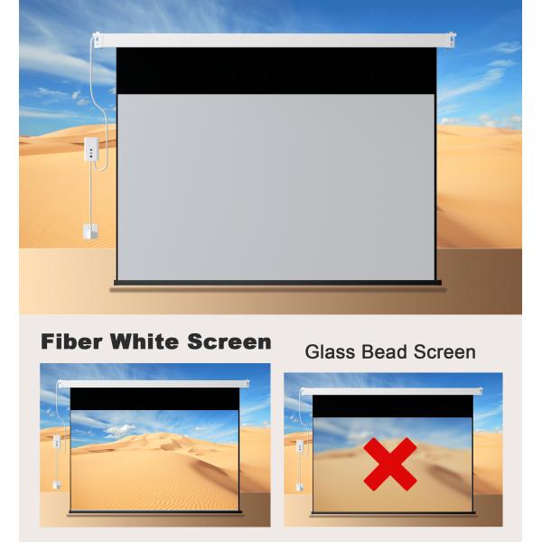 16:9 Drop Down Screen 150 Inch 200 Inch 300 Inch Motorized Projector Screens