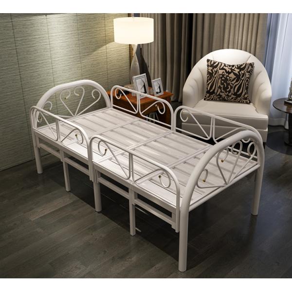 Double Layer Single Metal Bed Queen Size Metal Bed Frame