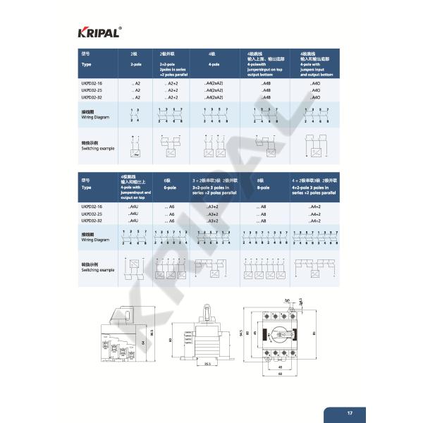 IEC Standard 16A DC Isolator Switch 1200V PV Disconnector Anti Flame