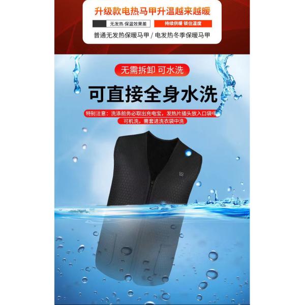 Unisex Electric Heated Vest With Customizable Heating Settings For Personalized Comfort