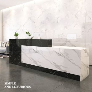 China Company front office building hotel lobby reception desk reception desk beauty salon furniture reception desk on sale