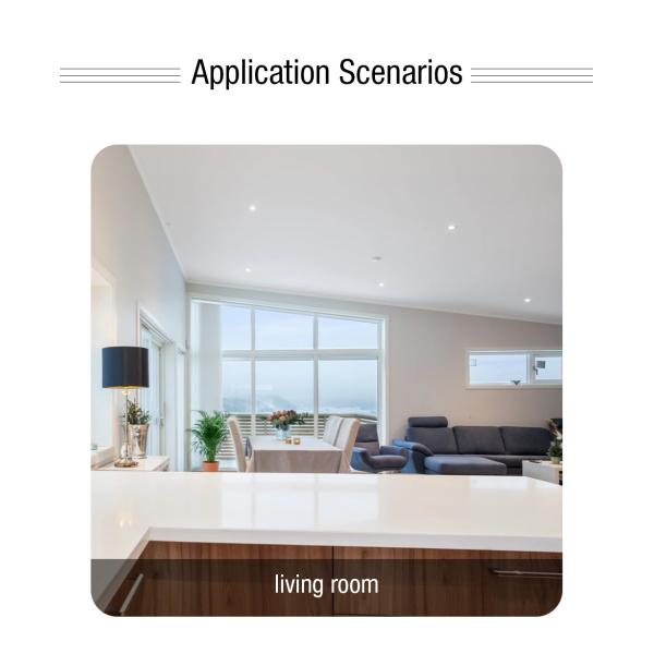 Recessed 8W Dimmable Tiltable LED Downlights Anti Glare Fireproof