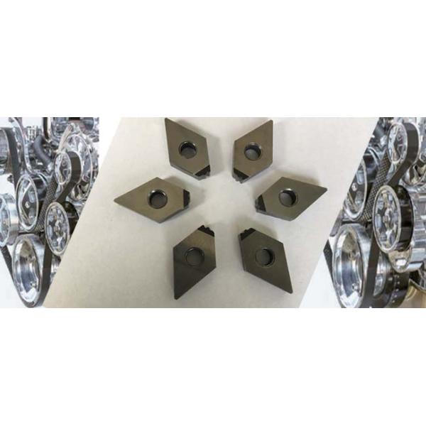Halnn CBN Grooving Tools / CBN Threading Inserts For Pulley Replace Ceramic Inserts