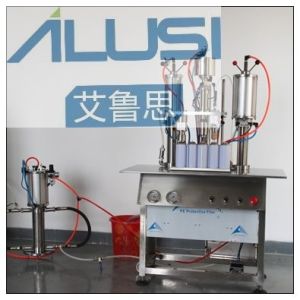 Aerosol Spray Filling Machine, Manual Push Aerosol Filling Machine Semi