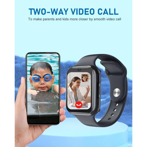 D42 Fitness Childrens Tracker Watch 4G GPS LBS WiFi 2 Way Phone Call