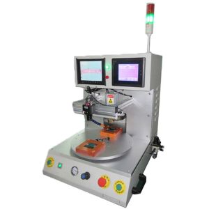 China Desktop Rotary Thermode Hot Bar Soldering Machine Pulse Heating Welding Machine on sale