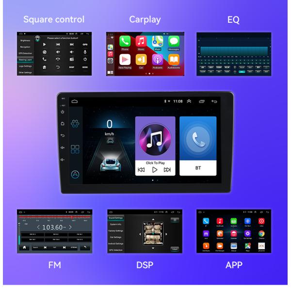 9 Inch Universal Touch Screen Car Radio