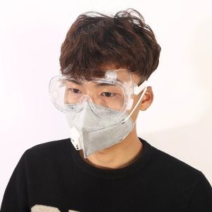 Transparent Anti Fog Protective Goggles Construction Use Scratch Proof