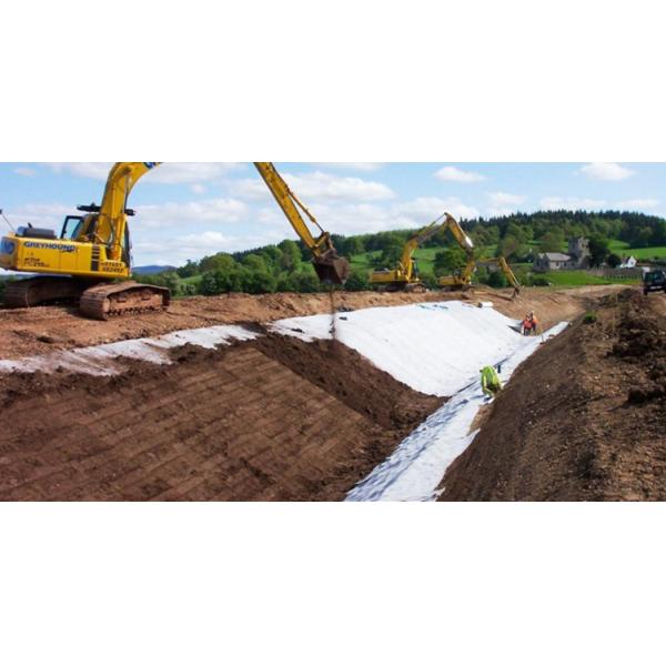 High Strength Durability Polyester Nonwoven Geotextile Cover Geomembrane Landfill Liner