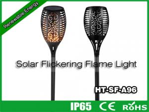 China Hitechled Solar Tiki Torch Light, Solar Flickering Flame Light, Lumière solaire de jardin,  lumière de flamme solaire wholesale