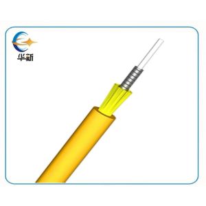 Buy cheap LSZH Armored Fiber Optic Non toxic and Harmless Indoor Fiber Optic Cable from wholesalers