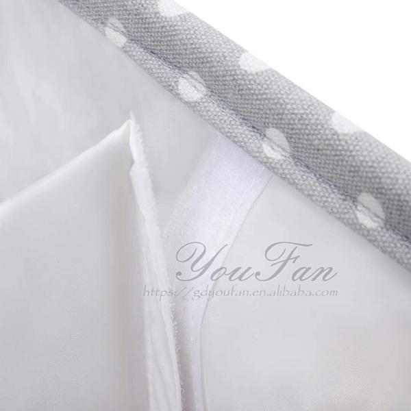 Cotton Canvas Baby Diaper Caddy , Modern Portable Nappy Organiser Caddy