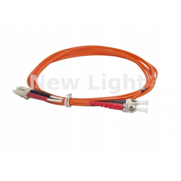 Single Mode ST LC fiber patch cable 2.0mm Diameter For Local Area Network