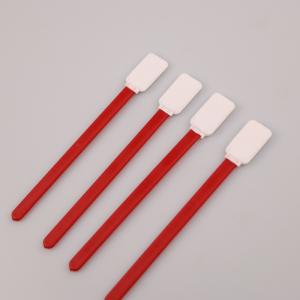 China Square TOC Specimen Collection Polyester Swab With 125mm Red PP Stick wholesale