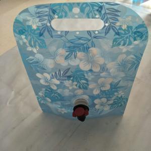 China Custom Blue Printing Vertical Liquid Water Packaging Bag Leakproof SGS wholesale