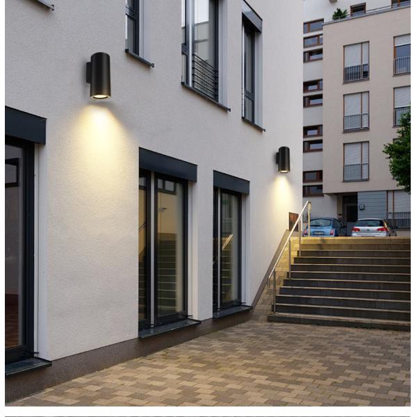 Garden Electric LED Wall Lanterns Aluminium Wall-mounted Up And Down Warm White Cree COB LED For Outdoor Decoration