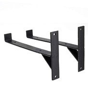 Decorative Invisible Blind Hidden Metal Slatwall Mount Floating Shelf Support Bracket for Wood
