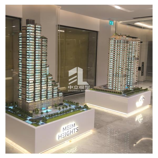 High Quality Plastic Material Architectural Scale Model Making Miniature Building Model