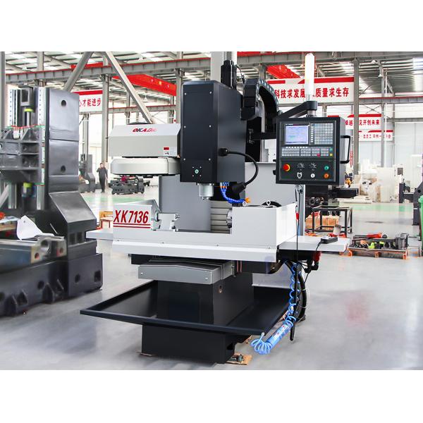 XK7136 Metal CNC Vertical Milling Center 4 Axis Fresadora CNC With CE