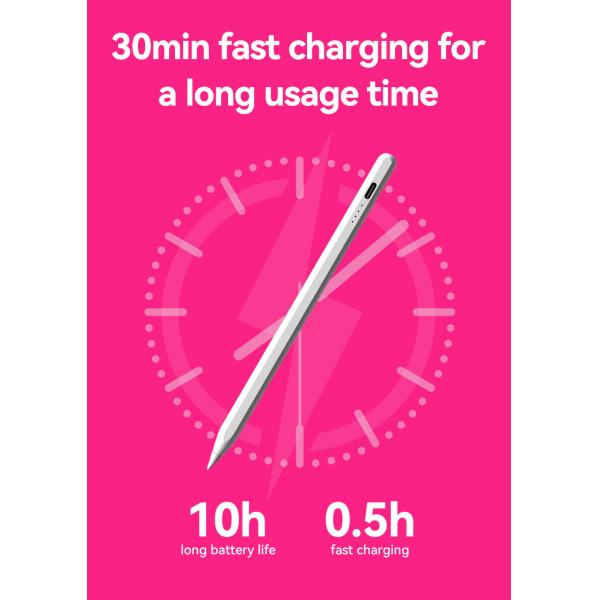 column Touch Screen Pen Active Stylus Pen With Palm Rejection For IPad Pro