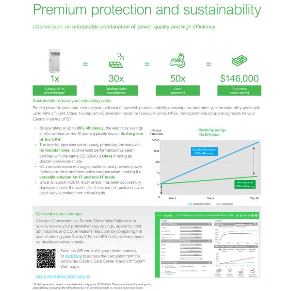 APC Data Center And Facility 3 Phase Galaxy VL UPS Scalable 200 To 500kW 400/480V