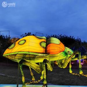 Zoo Chinese Festival Lantern With Animated Locust Mechanical Insect Model