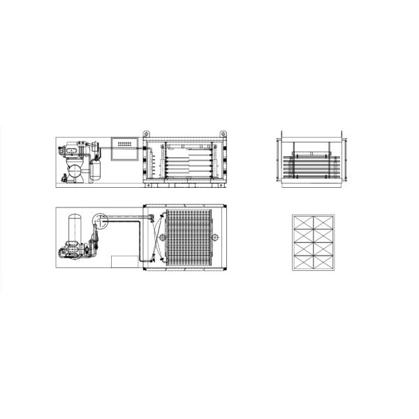 IQF Blast Freezer Hydraulic Quick Freezer for Shrimp Fish