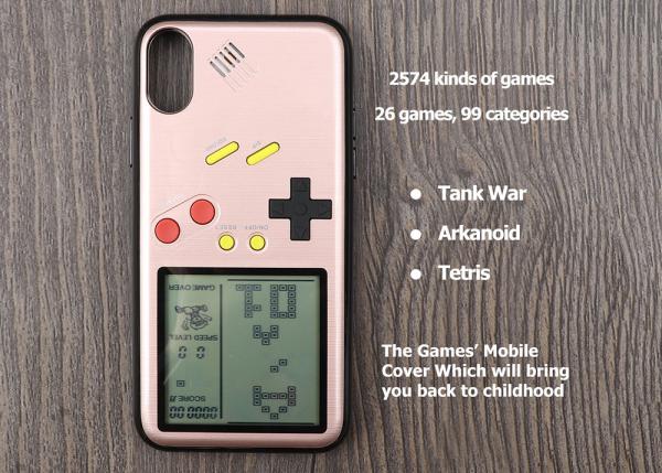Silicone Gameboy Cell Phone Protective Covers TPU Shell IMD Boy Tetris Game For iPhone 7P/8P