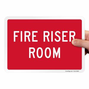China Glow In The Dark Photoluminescent Fire Signs Safety Riser Room wholesale
