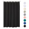 Clear Black color Walmart Bathroom Disposable Plastic PEVA bath shower curtain for sale