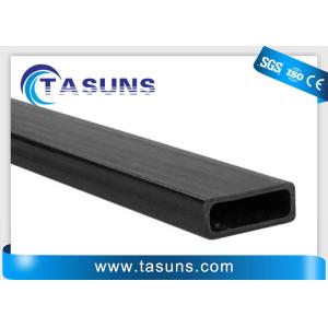 China High Strength Blank Surface Pultruded Carbon Fibre Rectangular Tube 20mm on sale