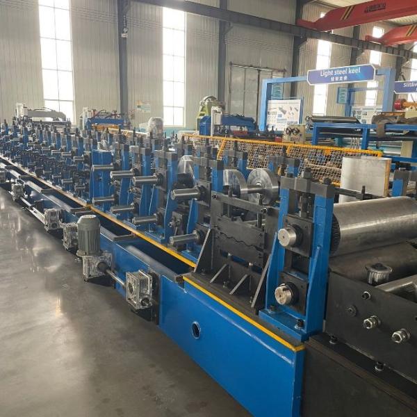 100-300mm CZU Purline Roll Forming Machine With Cr12Mov Cutter