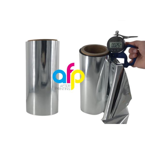 22 Mic Metalized Polyester Film For Paper / Paperboard 3 Inch Core