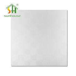 Modern Style PVC Gypsum Ceiling Tiles Rectangle Shape Square Edge