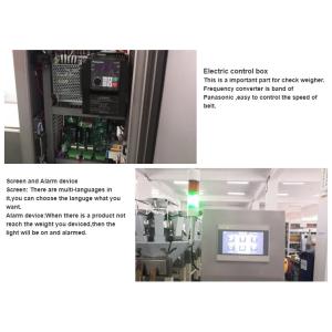 Automatic 304ss Frame Check Weigher Machine With Air Blow Rejection