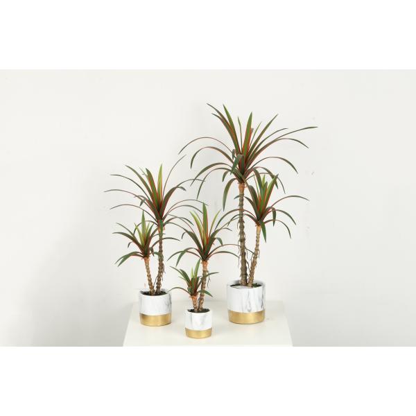 Red Side Dracaena Artificial Bonsai Tree For Indoor Decoration 38 CM 50 CM 68 CM