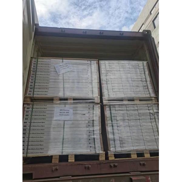 Fire Resistant Engineered Spc Flooring 6mm Wooden Embossed