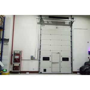 Buy cheap Industrial 40mm Width Insulated Mental Sectional Doors High frequency Motor from wholesalers
