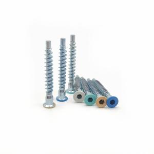 China Countersunk Head Hexagonal Self Tapping Roller Thread Of Furniture Screws Galvanizing wholesale