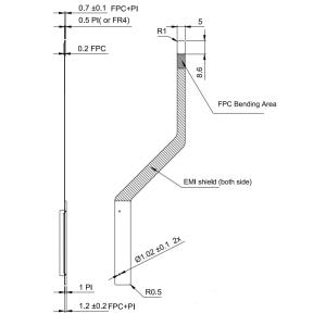 Fpc Full Or Semi Rigid Flex Pcb Fabrication RCM Test 4L Flexible Printed Board