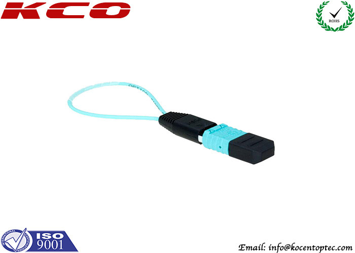 China Mono Mode MPO MTP Fiber Optic Loopback Cable / Plug for Cable Testing wholesale