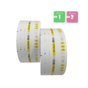 Custom Printed PE Coated Paper Roll Film for Brown Pepper Salt Stick Thickness