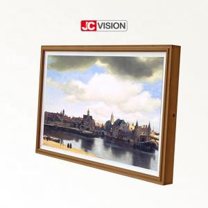 China JCVISION LCD Digital Photo Frame 32 Inch Elegant Art Wall Mounted Digital Photo Frame wholesale